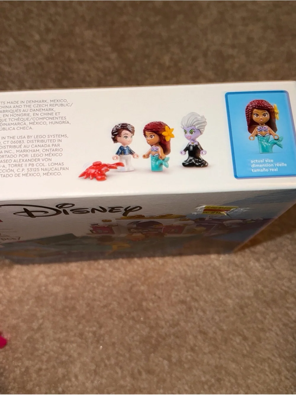 NIB LEGO Diane set 43213 the little mermaid storybook 134 pieces